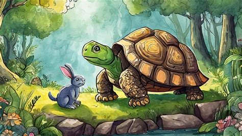 The Hare and the Tortoise: A Timeless Ethiopian Tale Exploring Cunning Versus Perseverance!